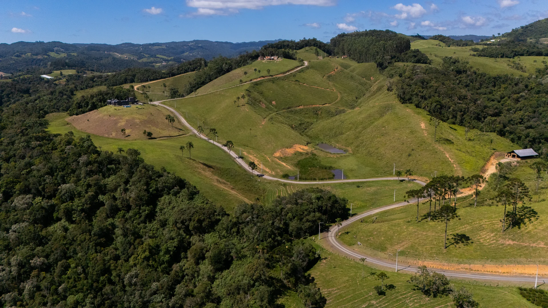 Vista aérea da Fazenda Alma Catarina